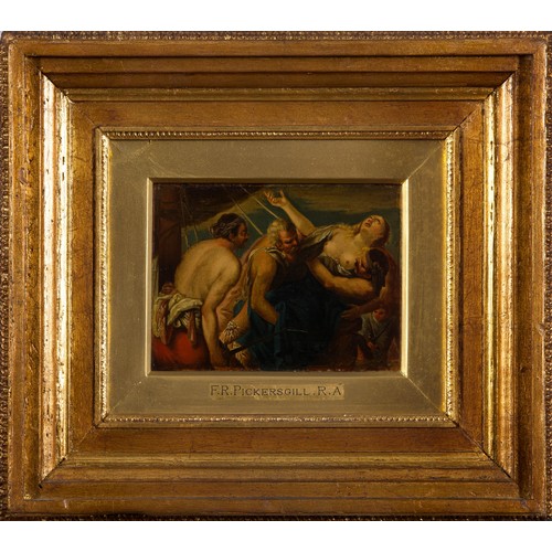 Frederick Richard Pickersgill RA Victorian oil painting figurative scene original gilt frame British Old Master